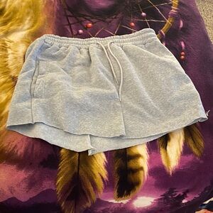 Women's Gray Casual Skirt